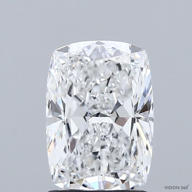 1.52ct Cushion D VVS2 Lab Created Diamond