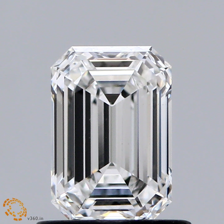 0.94ct Emerald E VS1 Lab Created Diamond