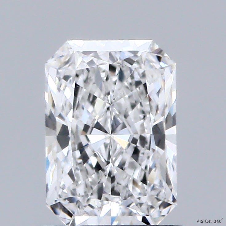 1.04ct Radiant D VS1 Lab Created Diamond