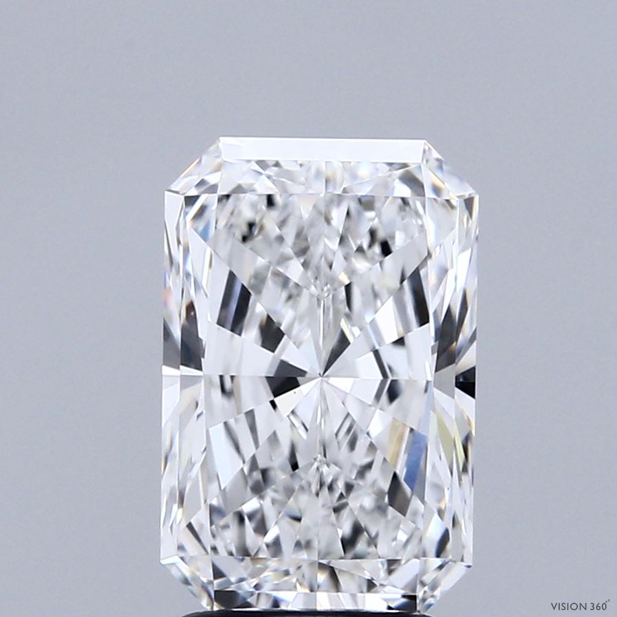 3ct Radiant D VS1 Lab Created Diamond