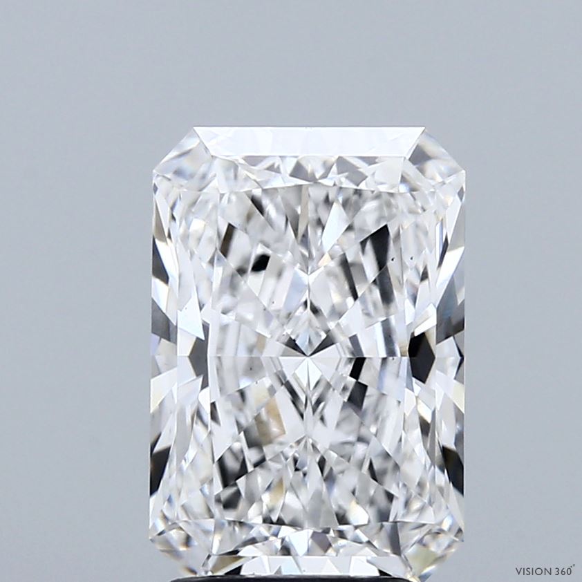 3.05ct Radiant E VS1 Lab Created Diamond
