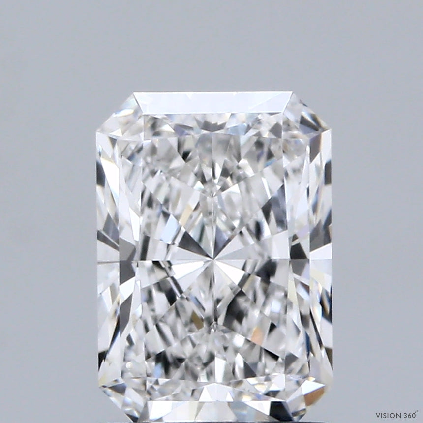 1.53ct Radiant E VVS2 Lab Created Diamond