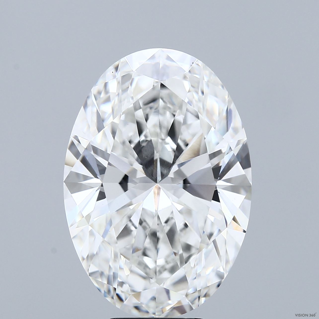 9.07ct Oval F VS1 Lab Created Diamond
