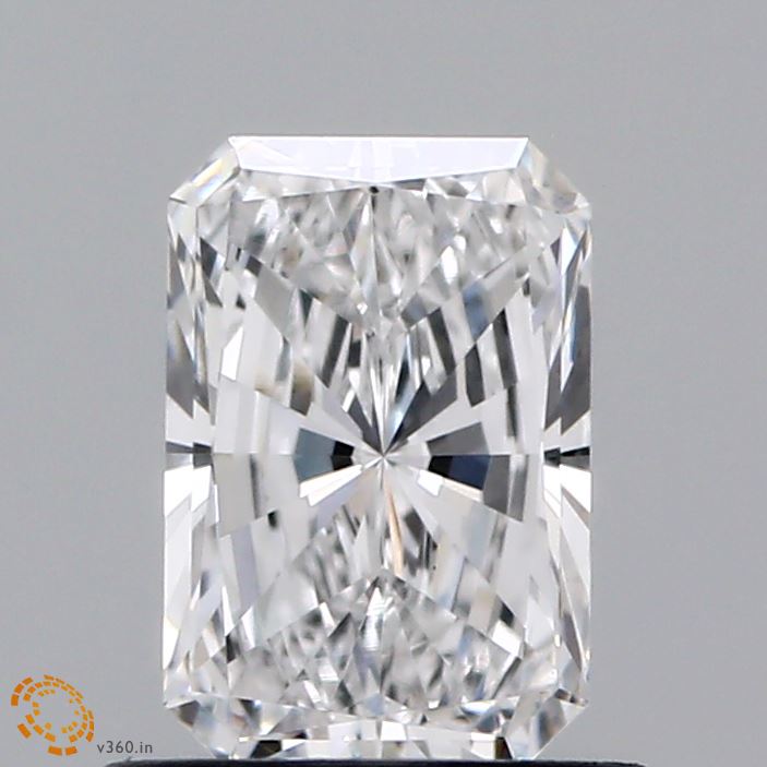 0.79ct Radiant D VVS2 Lab Created Diamond