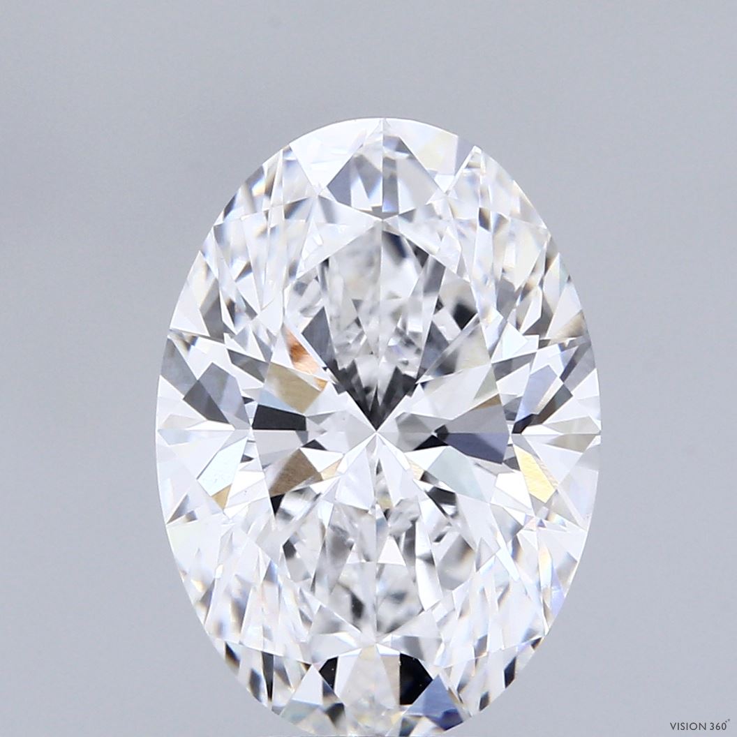 5.08ct Oval D VS1 Lab Created Diamond
