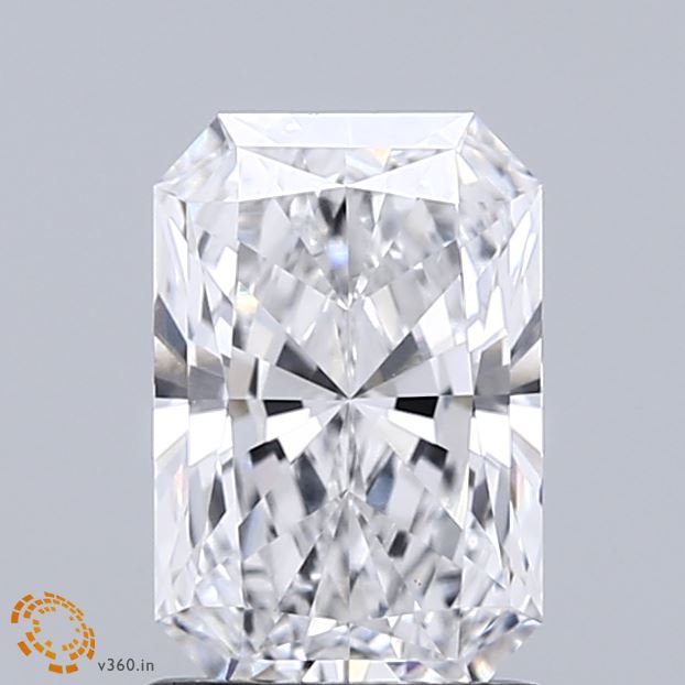 1.51ct Radiant E VVS2 Lab Created Diamond