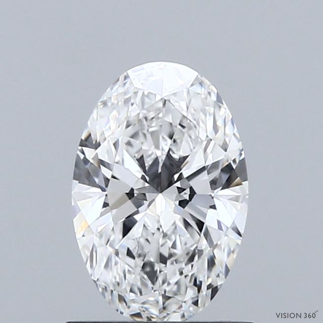 1.06ct Oval D VVS2 Lab Created Diamond
