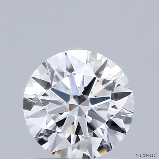 0.65ct Round D VVS2 Lab Created Diamond