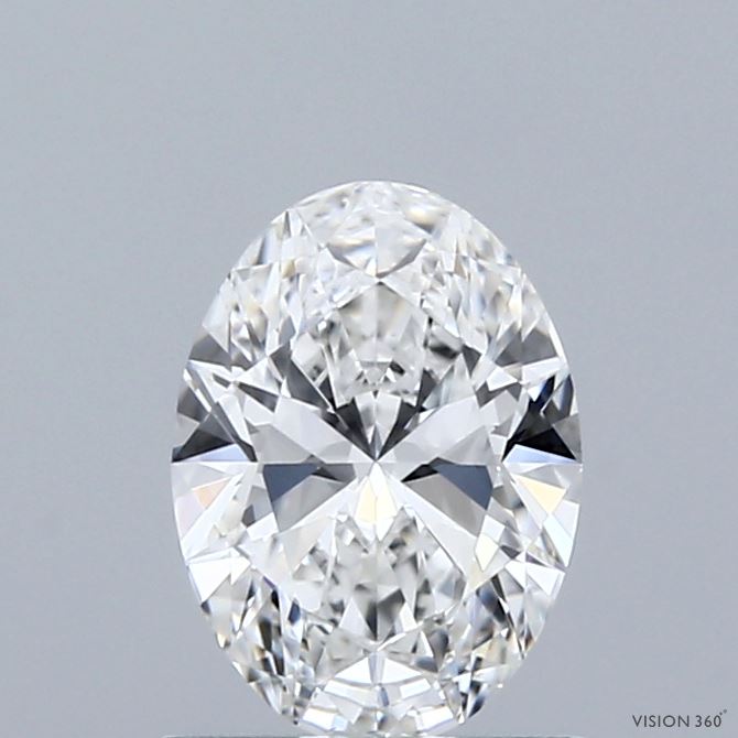 1ct Oval E VS1 Lab Created Diamond
