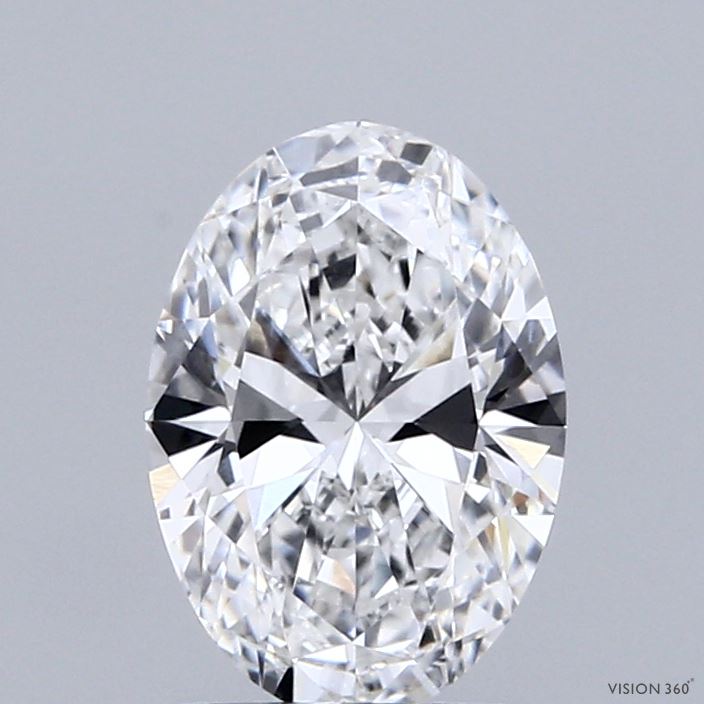 1.37ct Oval E VVS2 Lab Created Diamond