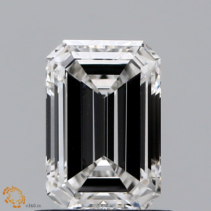 0.96ct Emerald G VS1 Lab Created Diamond