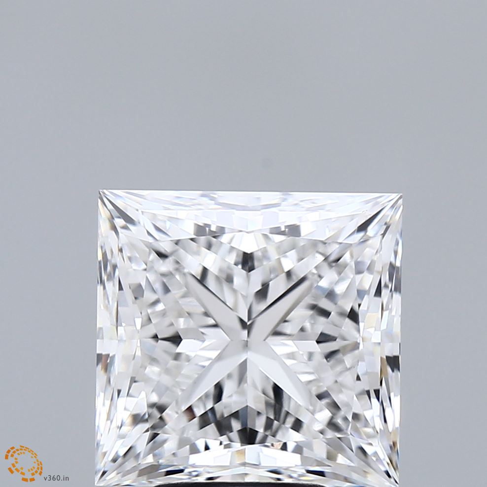 5.72ct Princess E VVS1 Lab Created Diamond