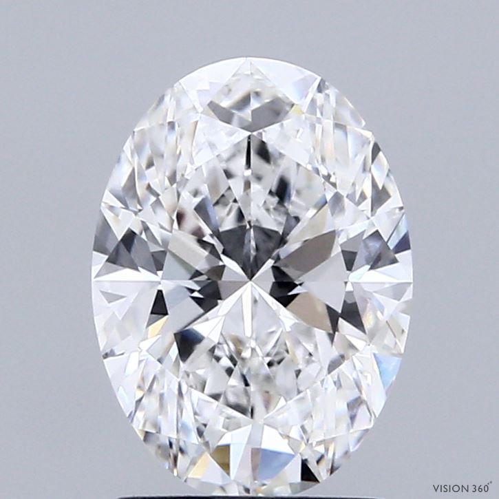 2.01ct Oval E VVS2 Lab Created Diamond