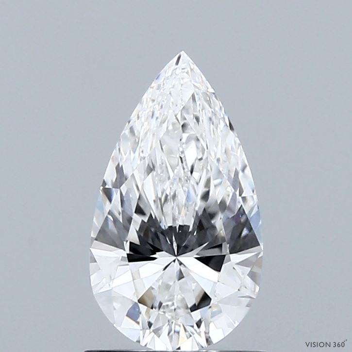 1.09ct Pear E VVS2 Lab Created Diamond