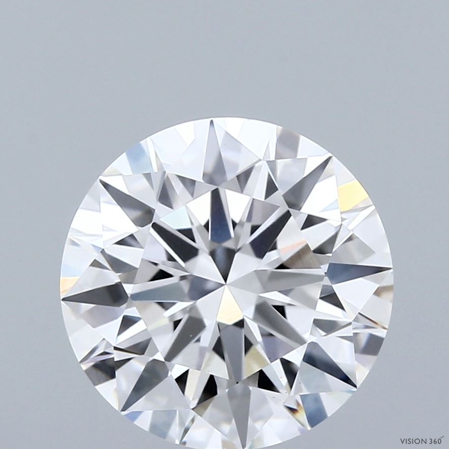 4.02ct Round E VVS2 Lab Created Diamond