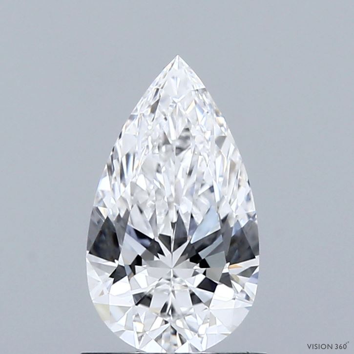 1.05ct Pear D VVS2 Lab Created Diamond