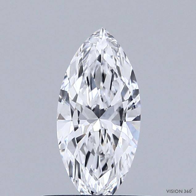 0.53ct Marquise D VVS2 Lab Created Diamond