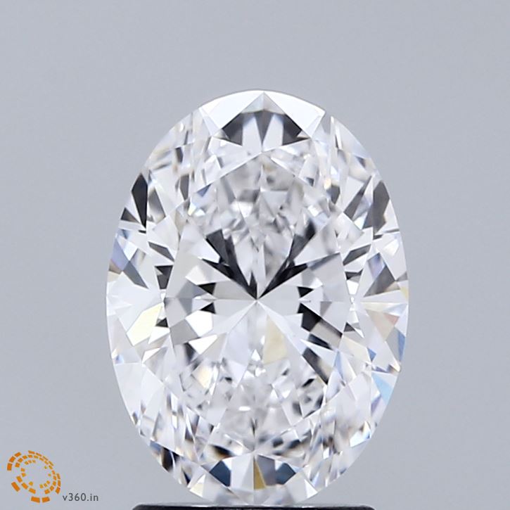 2ct Oval D VVS2 Lab Created Diamond