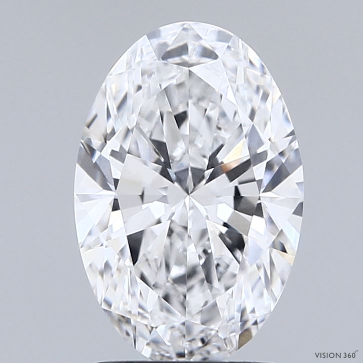 2.01ct Oval E VVS1 Lab Created Diamond