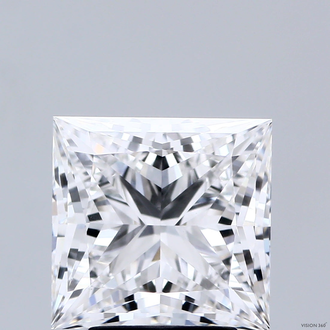 3.71ct Princess E VVS2 Lab Created Diamond