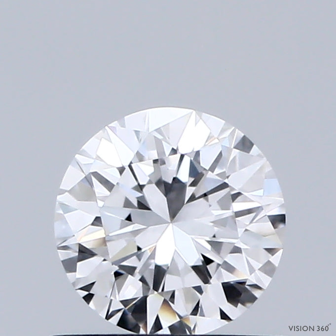 0.65ct Round D VVS2 Lab Created Diamond