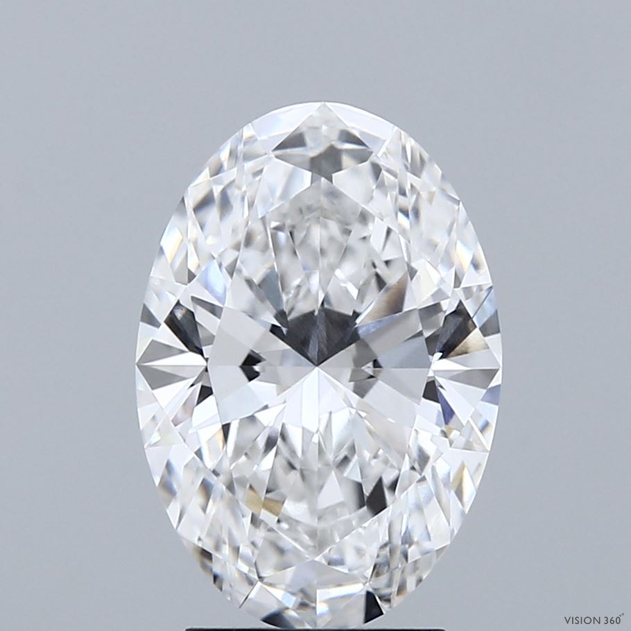 3.01ct Oval D VVS1 Lab Created Diamond