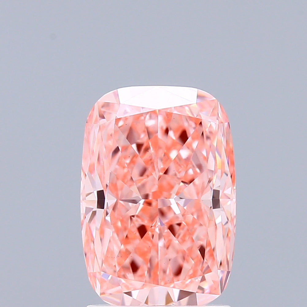 2.04ct Cushion FANCY VIVID PINK VS1 Lab Created Diamond