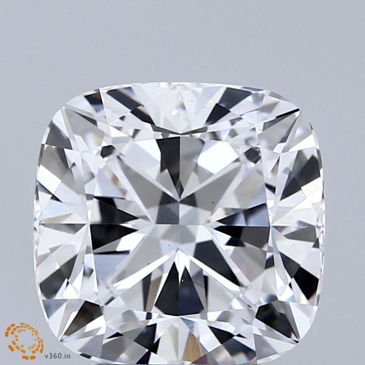 4.09ct Cushion D VS1 Lab Created Diamond