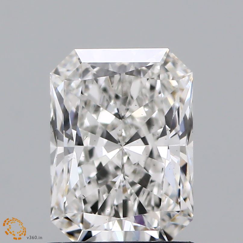 1.29ct Radiant F VS2 Lab Created Diamond