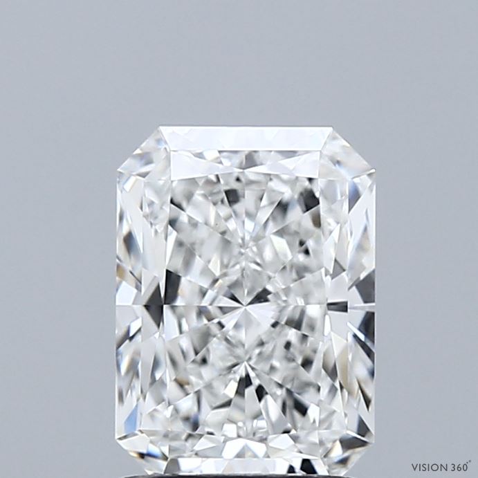 1.56ct Radiant F VS1 Lab Created Diamond