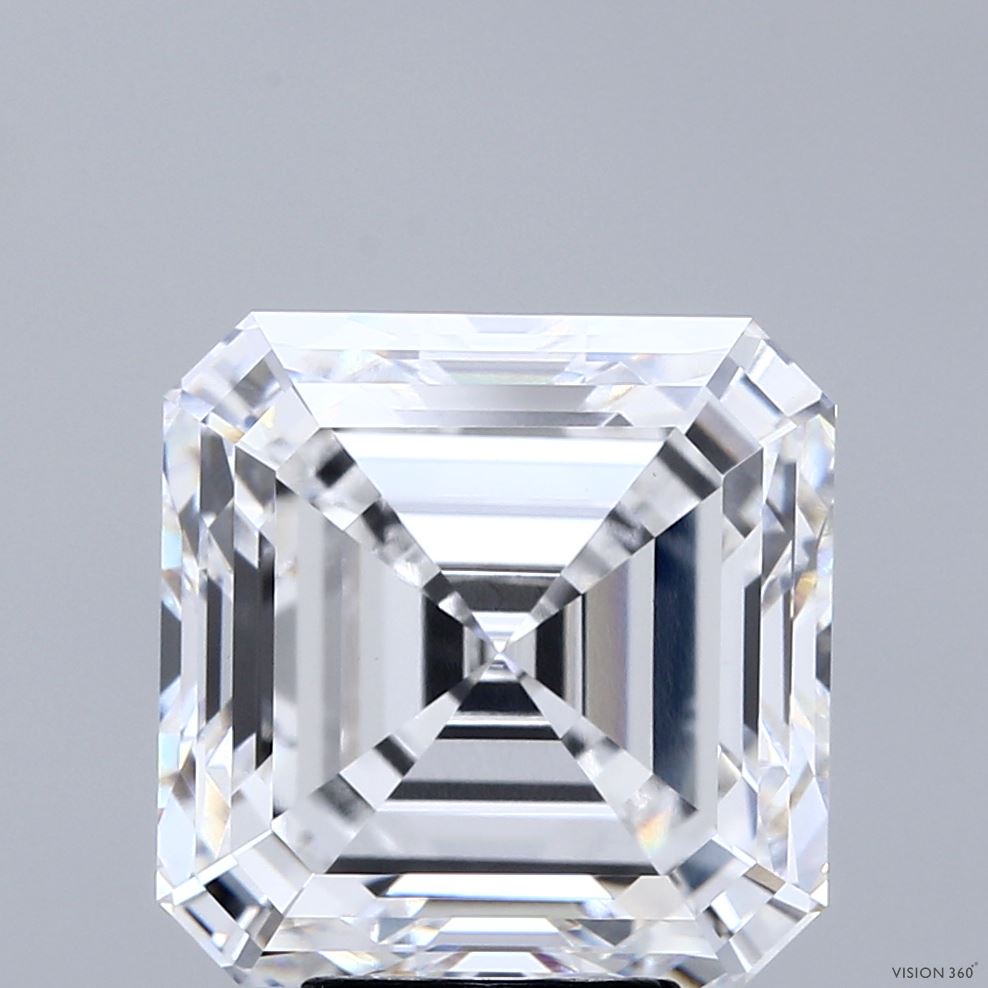 7.02ct Asscher D VVS2 Lab Created Diamond