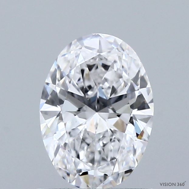 1.1ct Oval D VVS2 Lab Created Diamond