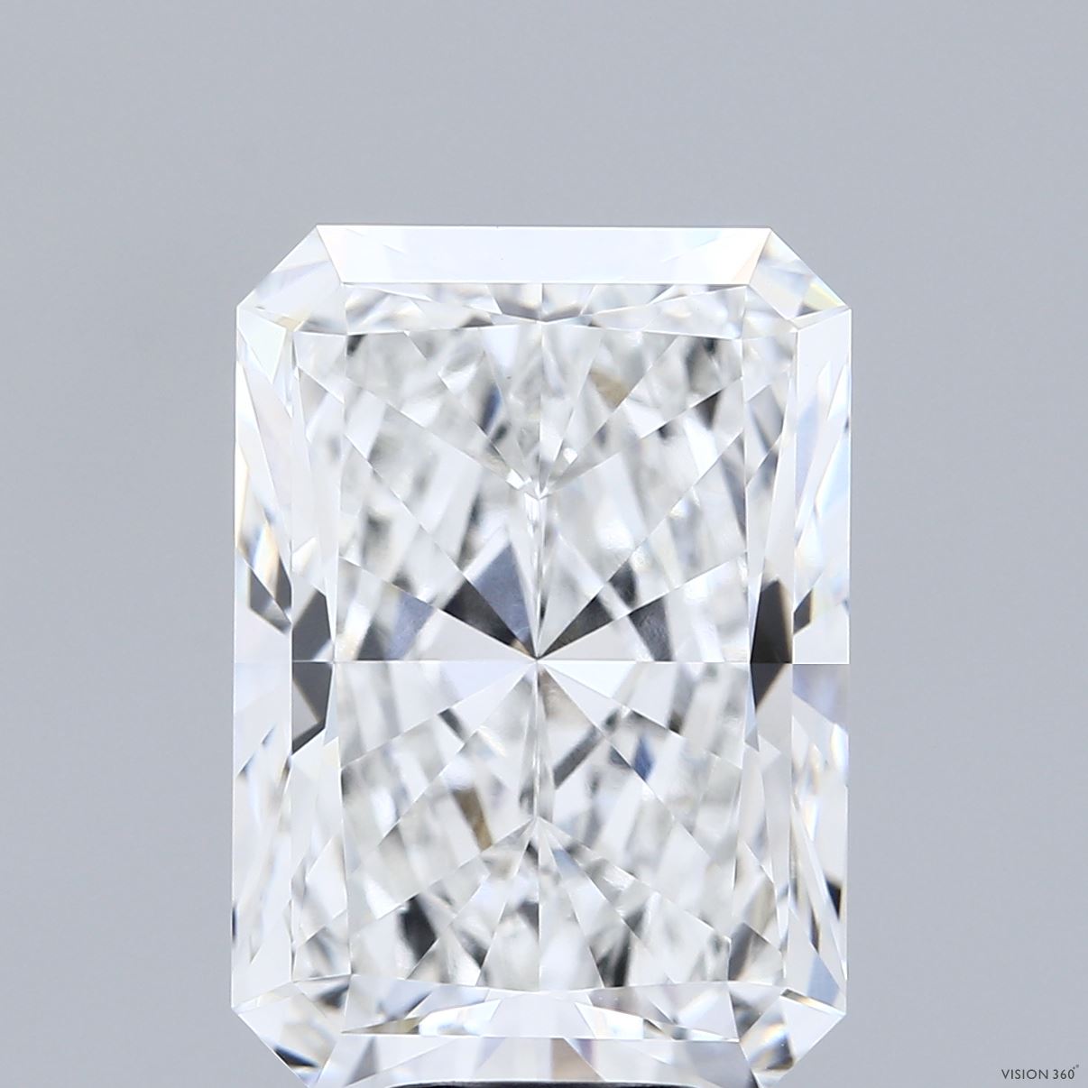 9.5ct Radiant F VVS2 Lab Created Diamond