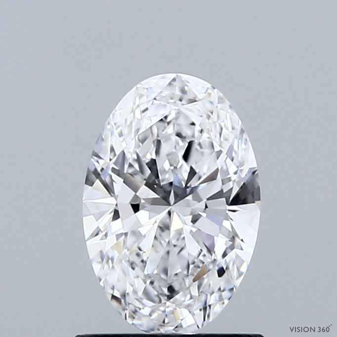1ct Oval D VVS1 Lab Created Diamond