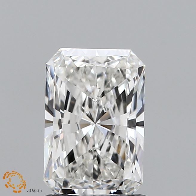 1.19ct Radiant F VVS2 Lab Created Diamond