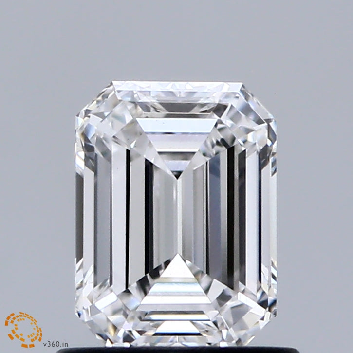 0.95ct Emerald E VS1 Lab Created Diamond