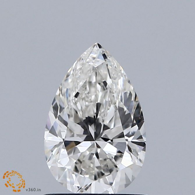0.91ct Pear G VVS2 Lab Created Diamond