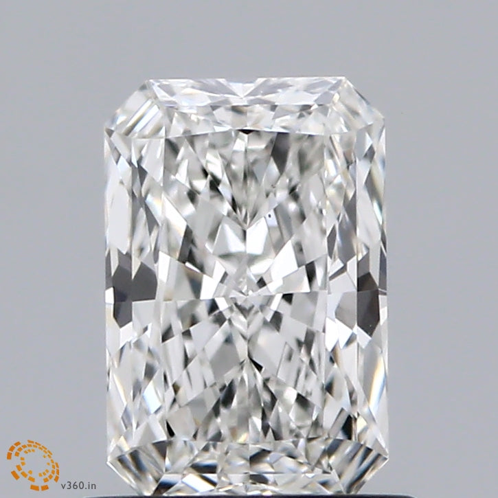 0.92ct Radiant F VS1 Lab Created Diamond