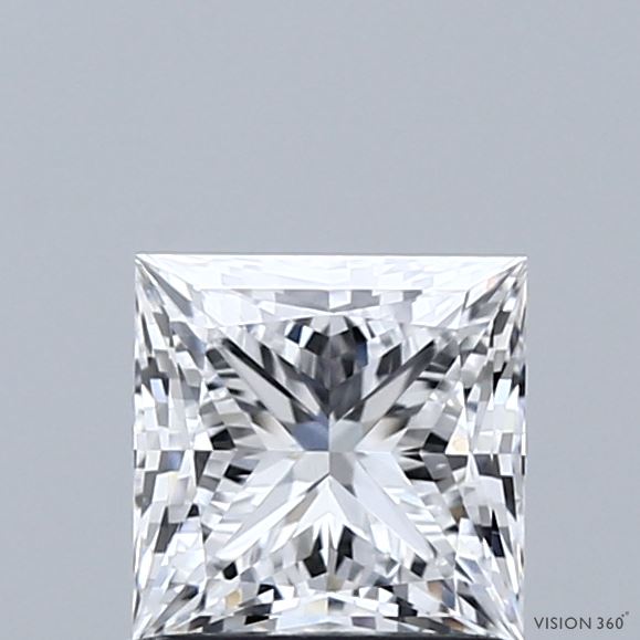1.08ct Princess D VVS1 Lab Created Diamond