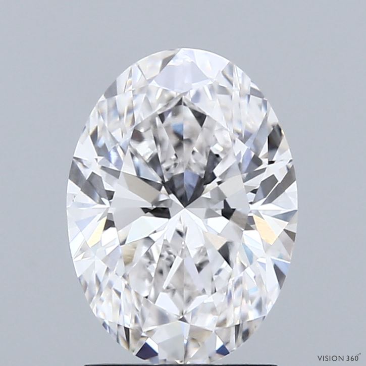 2.01ct Oval F VS1 Lab Created Diamond