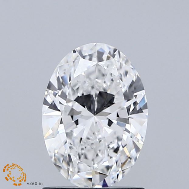1ct Oval D VS1 Lab Created Diamond
