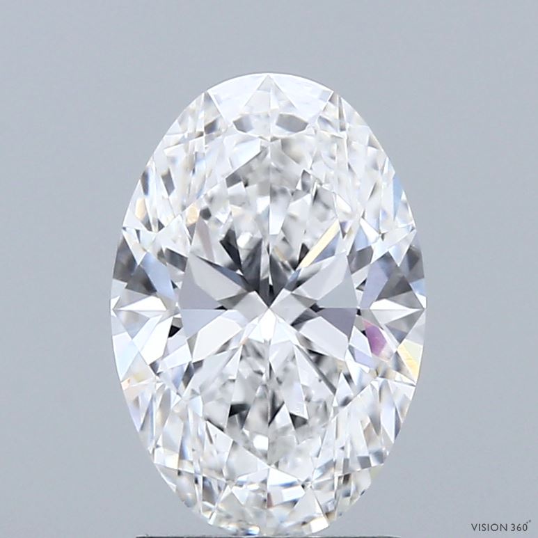 2.08ct Oval D VVS2 Lab Created Diamond
