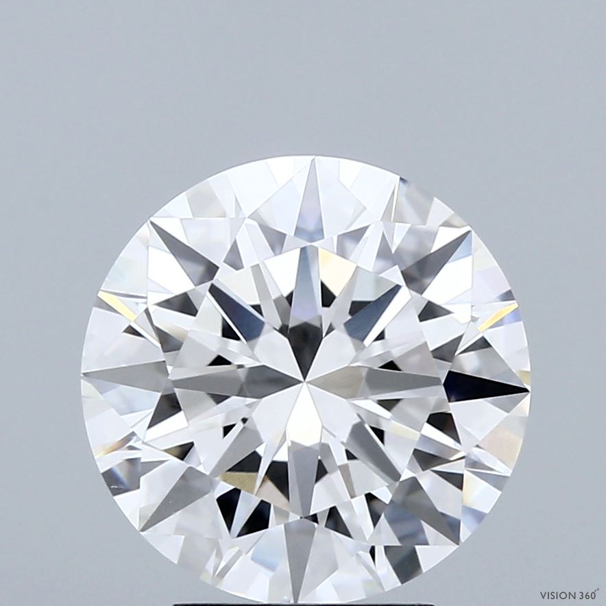 4ct Round F VS1 Lab Created Diamond