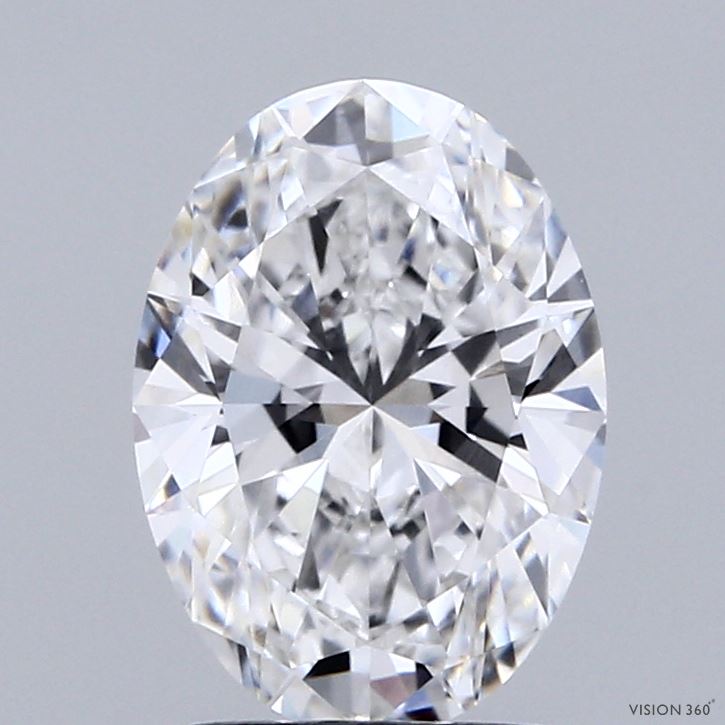 2.01ct Oval D VVS2 Lab Created Diamond