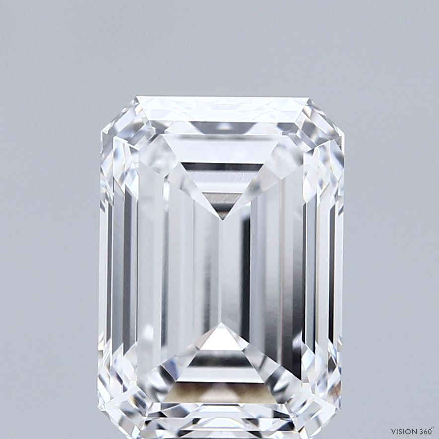 4.01ct Emerald D VS1 Lab Created Diamond