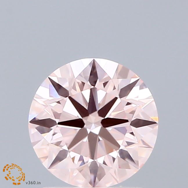 1.51ct Round FANCY INTENSE PINK VS1 Lab Created Diamond