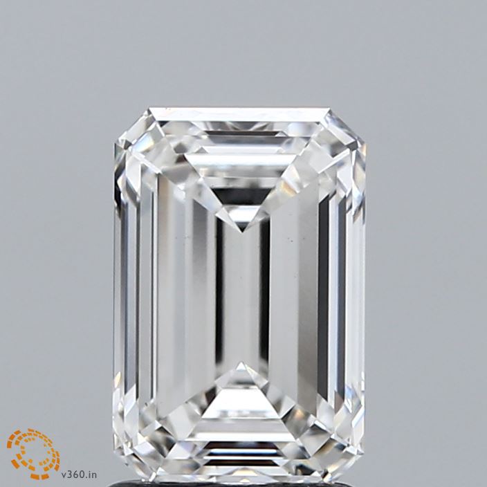 1.91ct Emerald F VS1 Lab Created Diamond