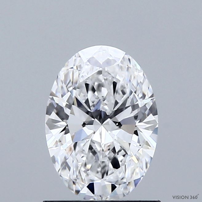 1.05ct Oval D VVS2 Lab Created Diamond
