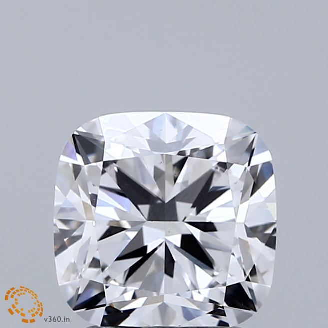 2.04ct Cushion D VS1 Lab Created Diamond