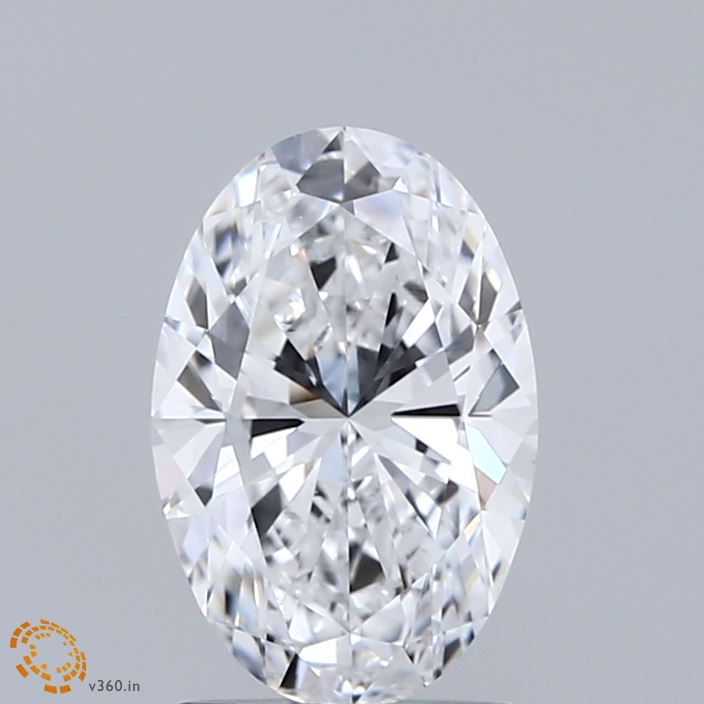 1.6ct Oval D VVS2 Lab Created Diamond